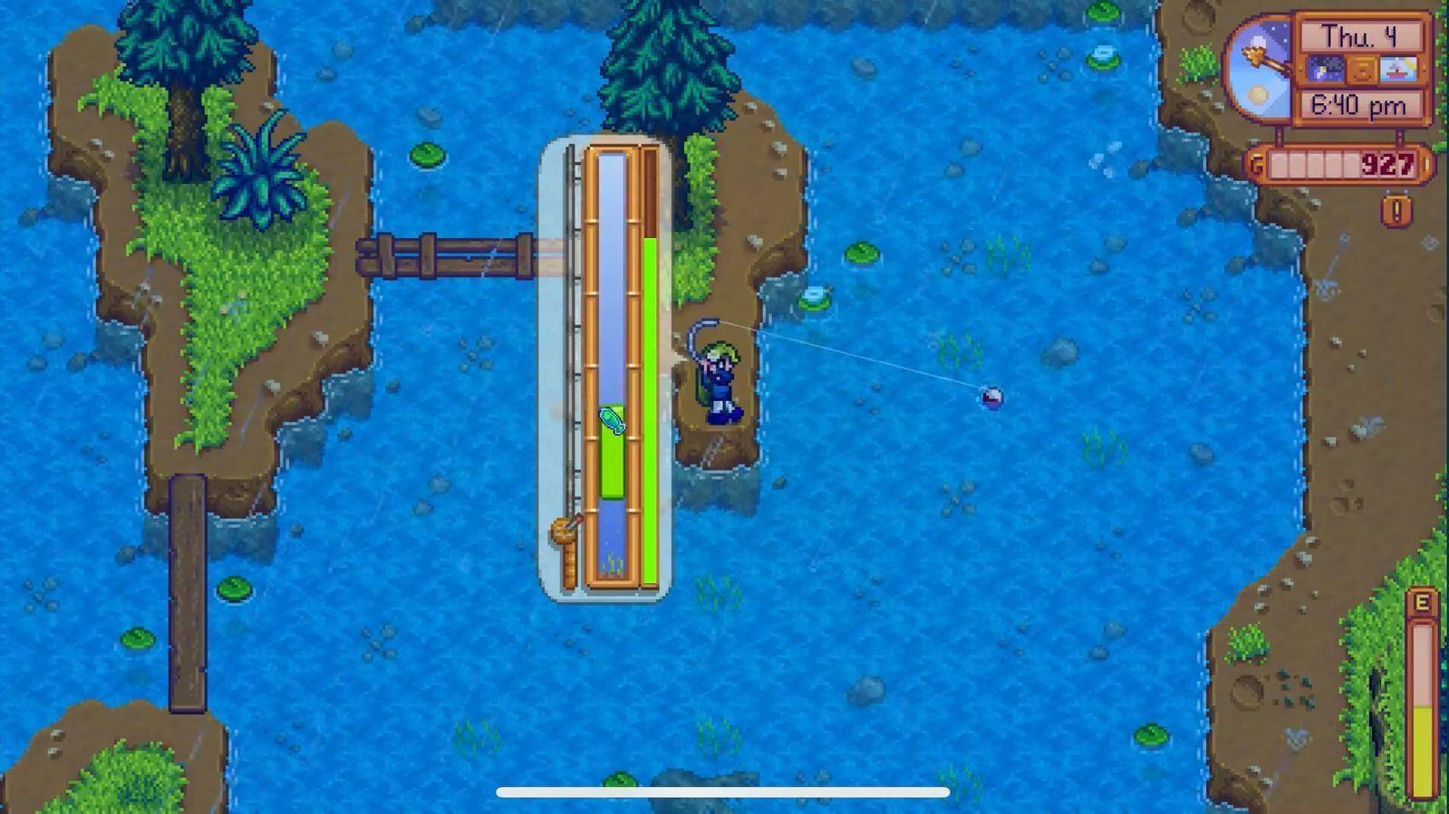 Largemouth Bass in Mountain Lake in Pelican Town (Image via ConcernedApe || YouTube/@WaifuSimulator27)