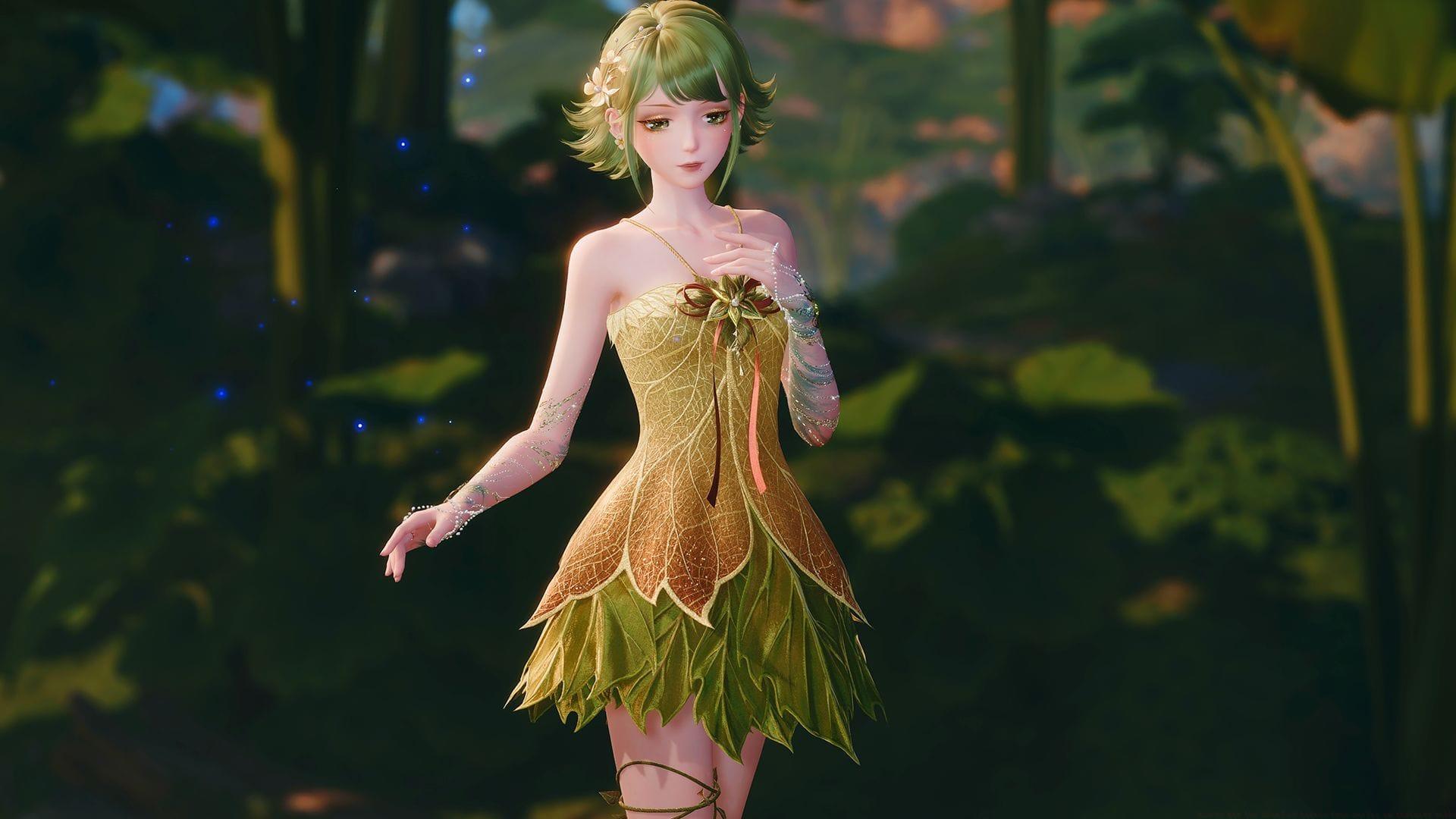 3-star outfit Sound of Leaves (Image via Sportskeeda Gaming/Infold Games)