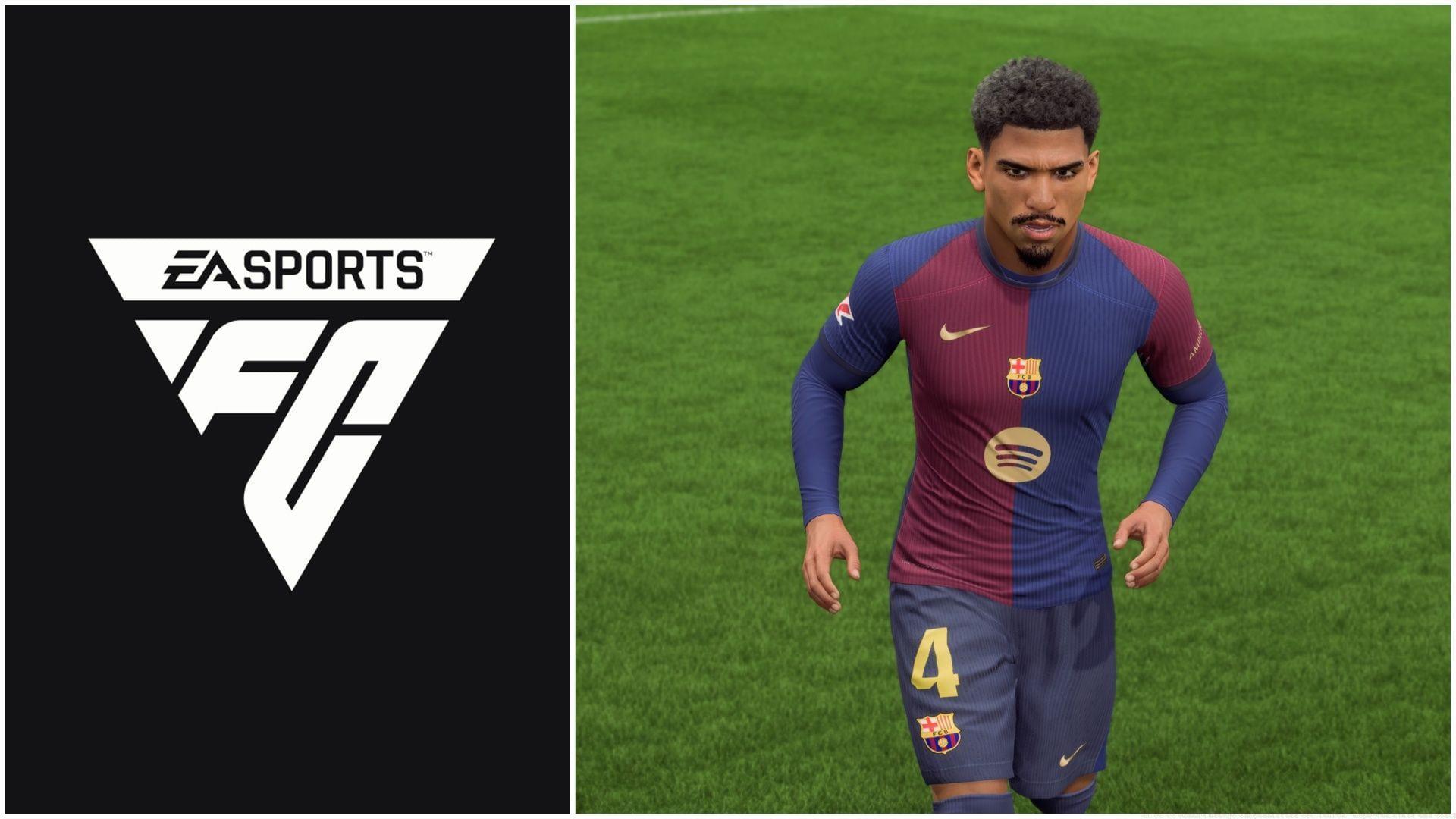 Shapeshifters Araujo has been leaked (Images via EA Sports/Sportskeeda Gaming)