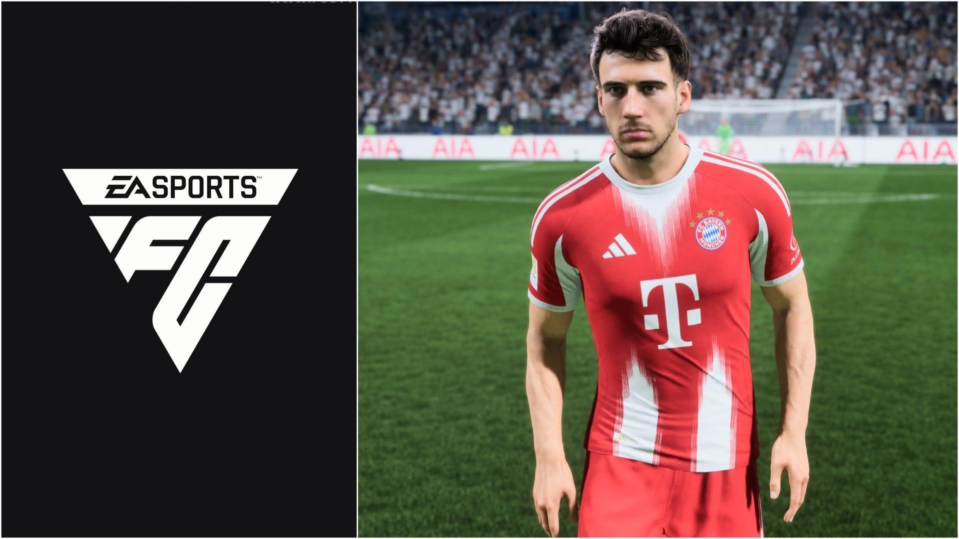 Flashback Goretzka has been leaked (Images via EA Sports||Sportskeeda Gaming)
