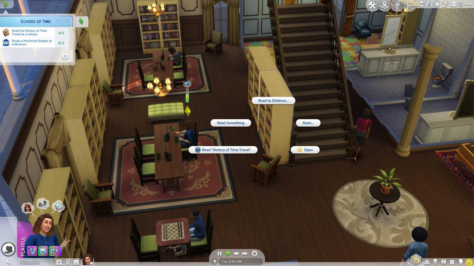 Echoes of Time quest steps and walkthrough in The Sims 4