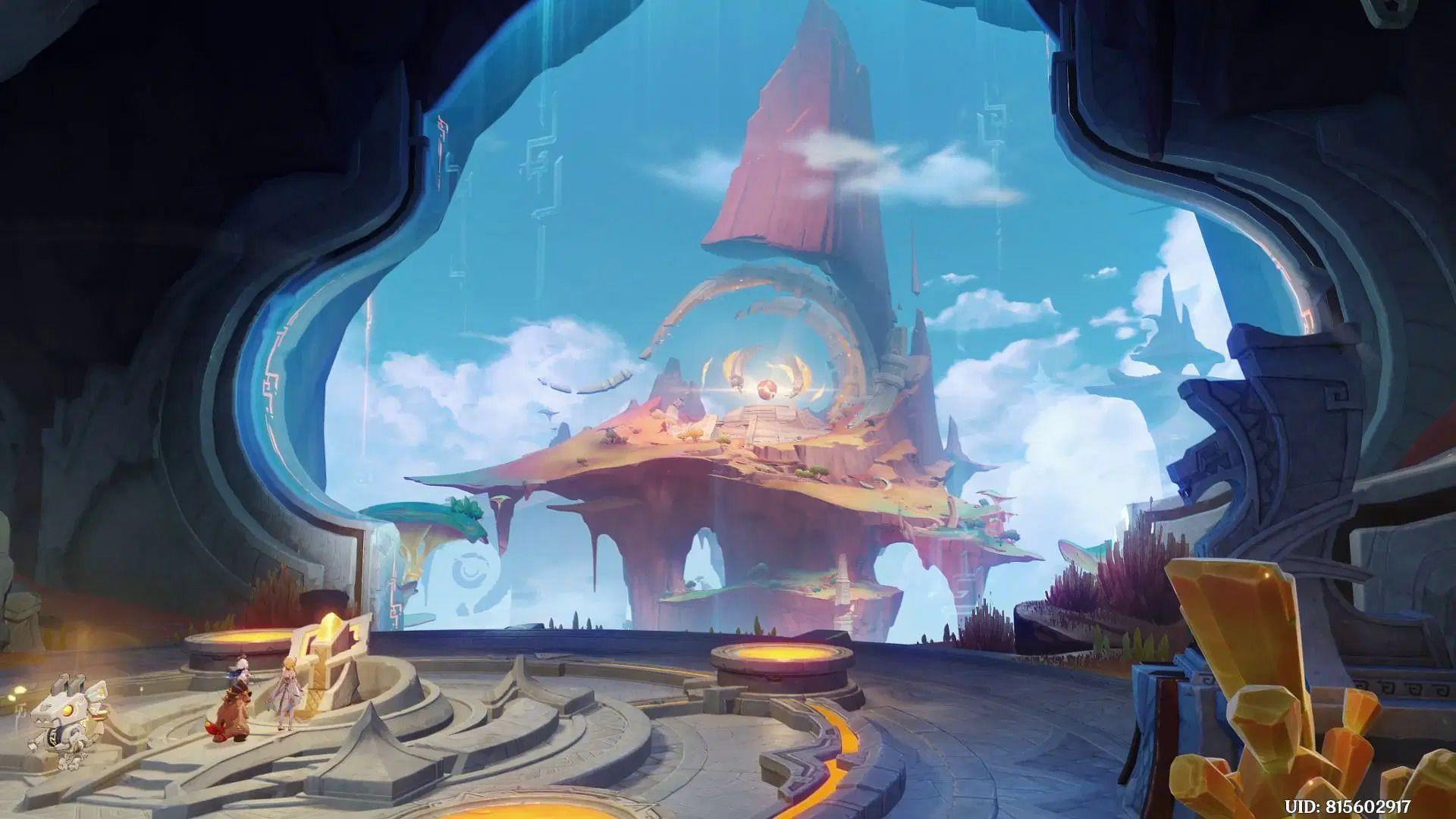 Ancient Sacred Mountain (Image via HoYoverse)