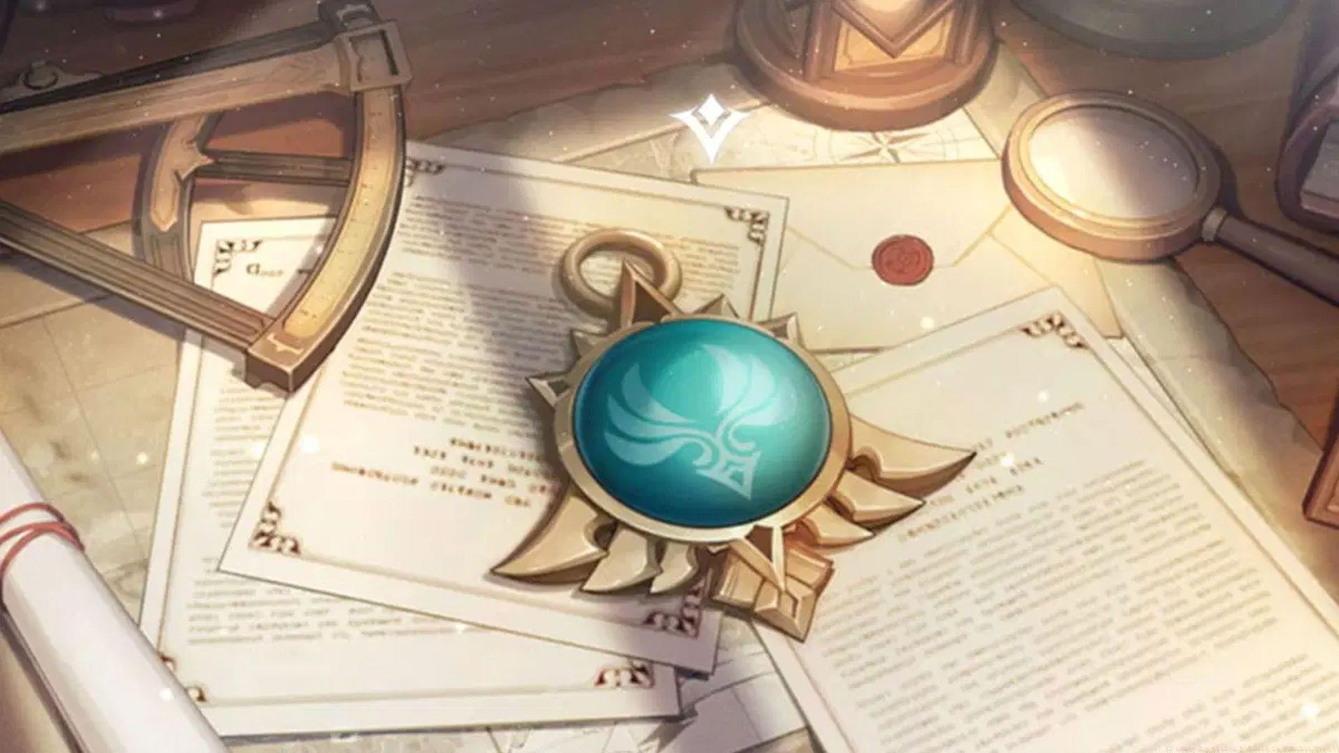 A visual of how a vision looks like in Genshin Impact (Image via HoYoverse)