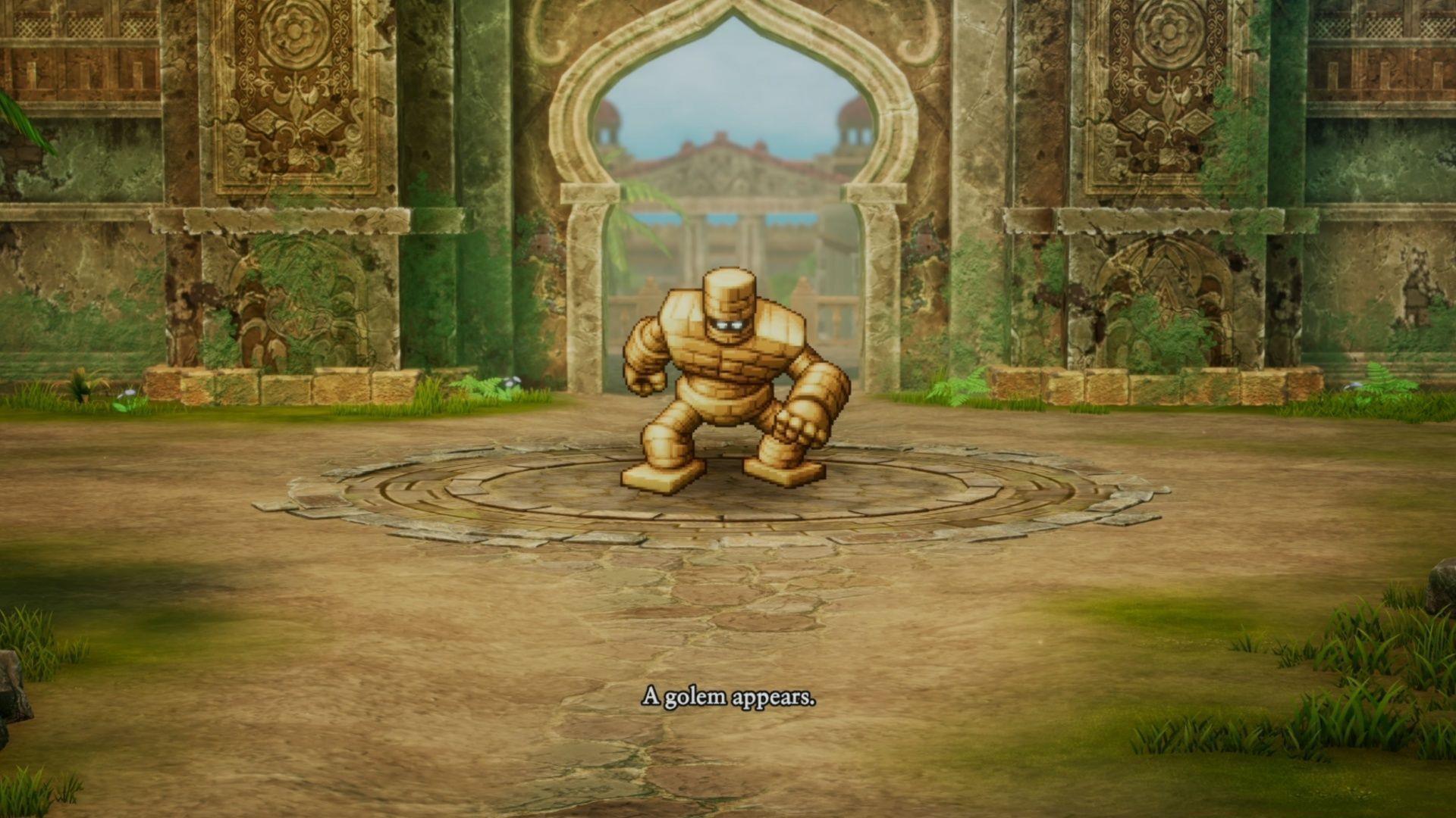 Dragon Quest 1 & 2 HD-2D Remake Golem DQ1