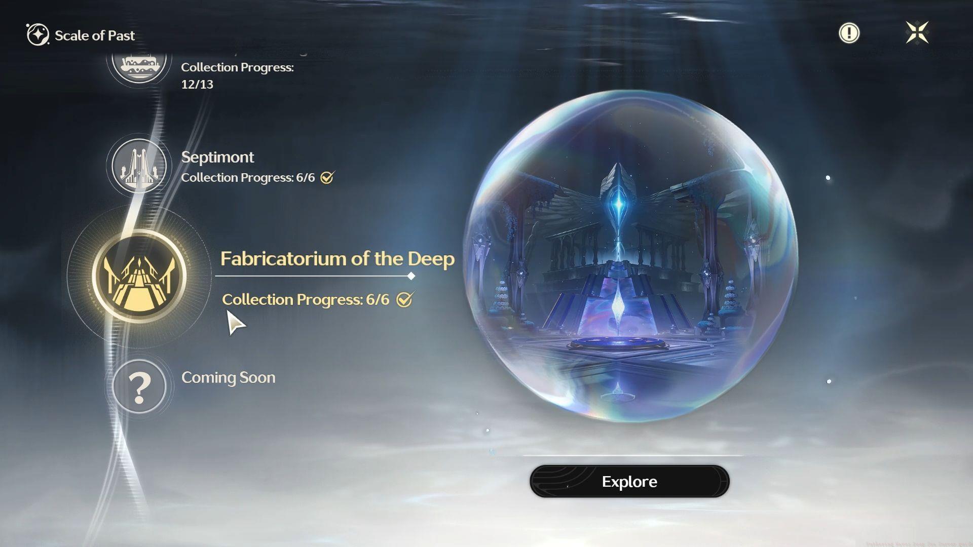 Deep Sea Survey guide (Image via Kuro Games)