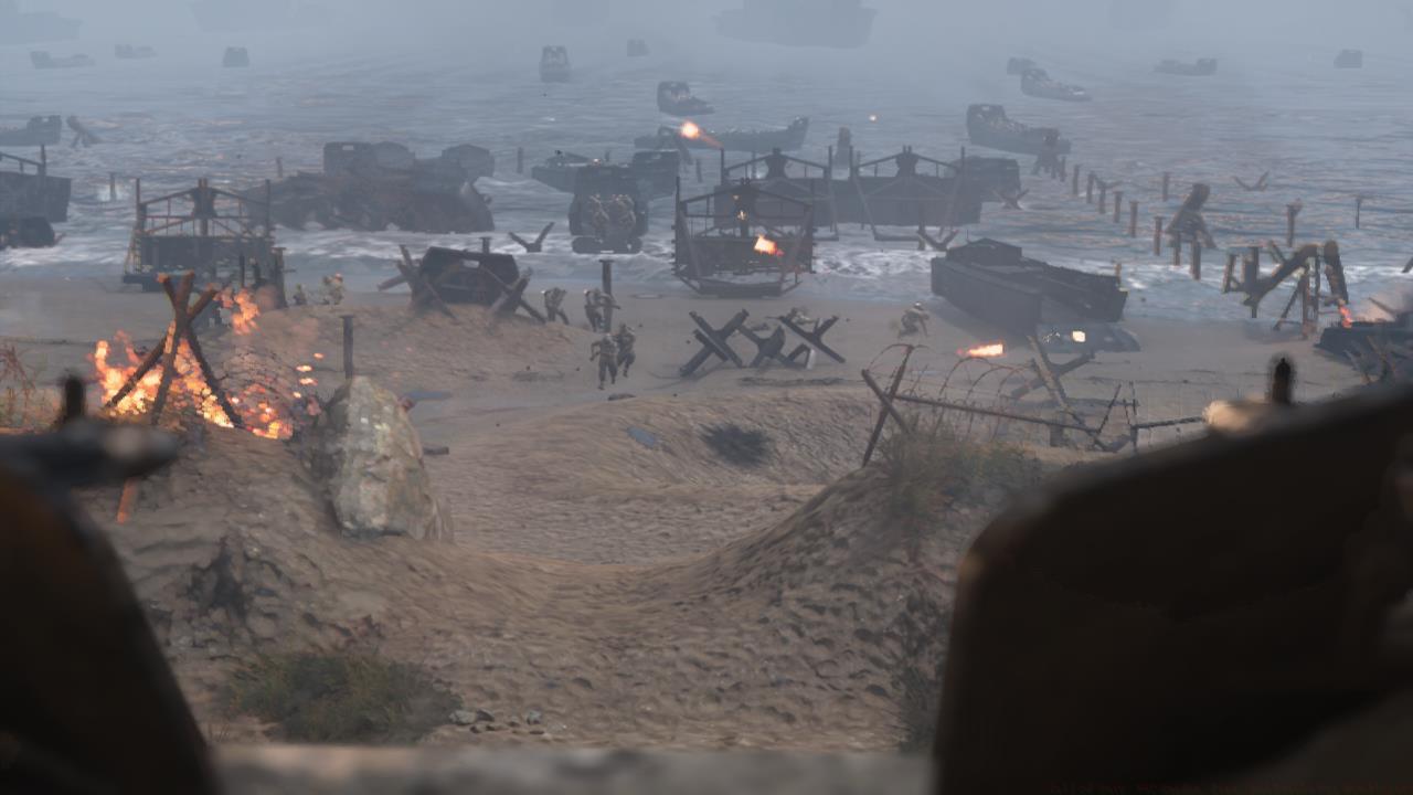 War Mode gameplay showing objective capture point