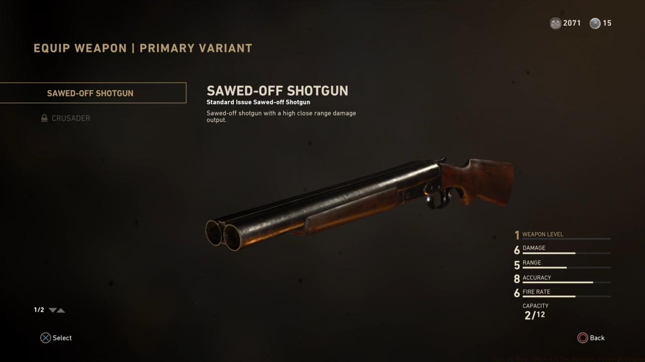 Expeditionary Division: Sawed-Off-Shotgun
