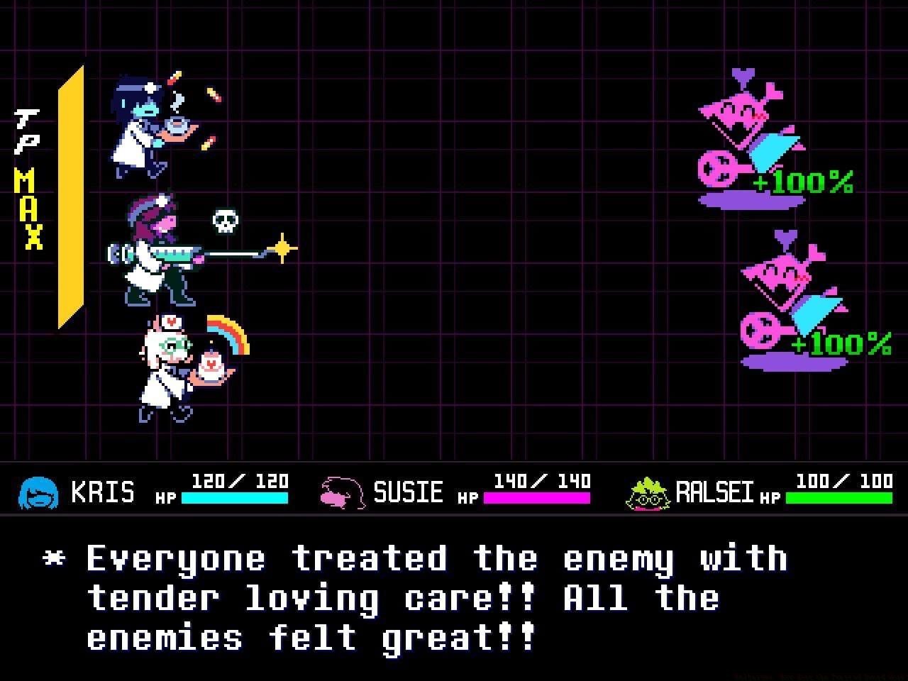 Deltarune is a story rich turn-based RPG with many mysteries and Easter Eggs (Image via Tobyfox)