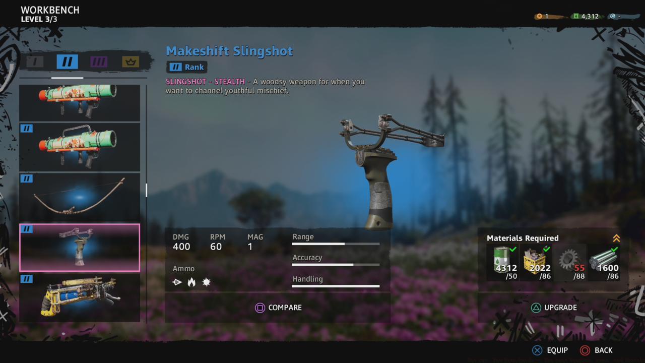 Makeshift Slingshot (Rank II)