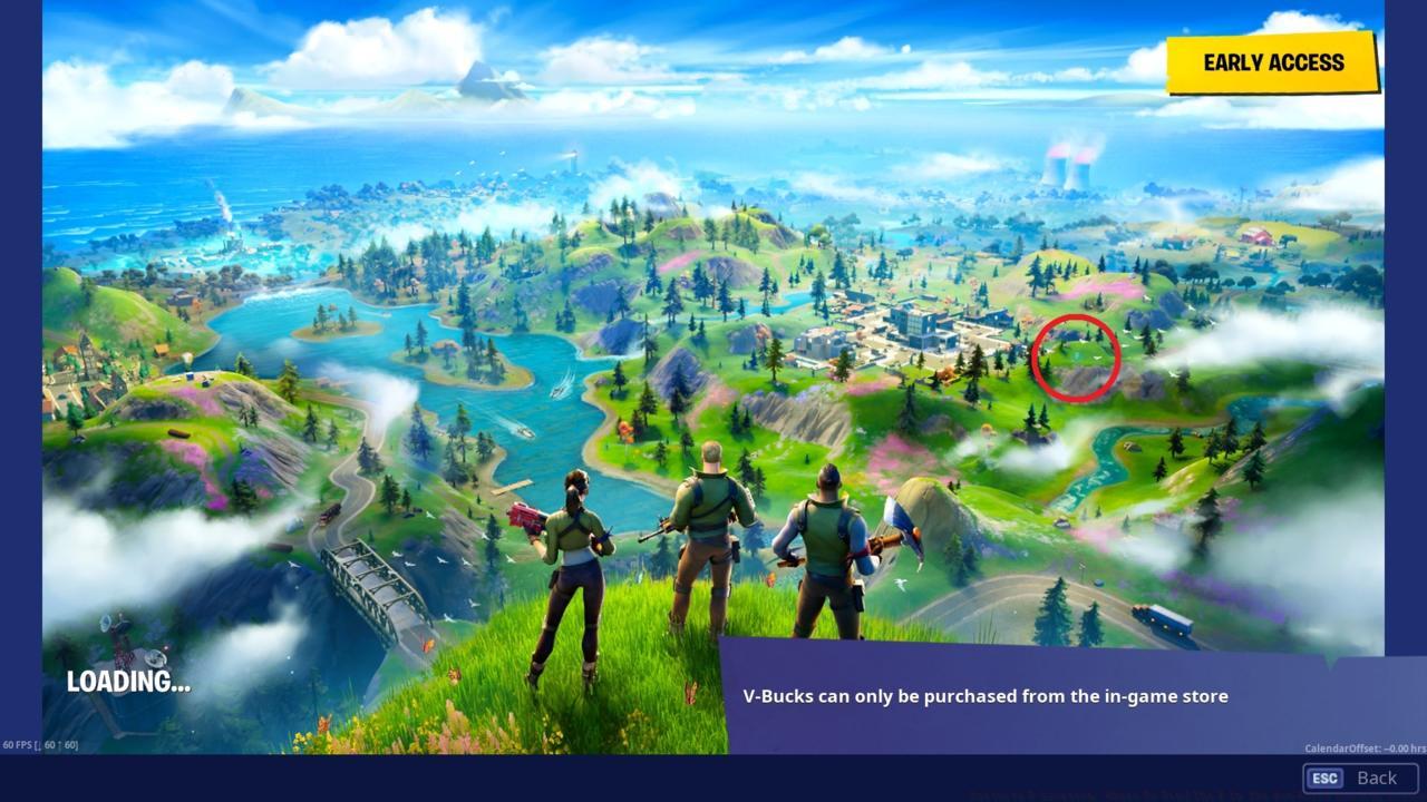 Fortnite: Chapter 2 New World loading screen