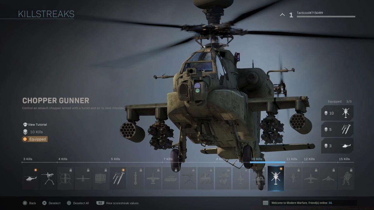 Chopper Gunner (10 Kills)