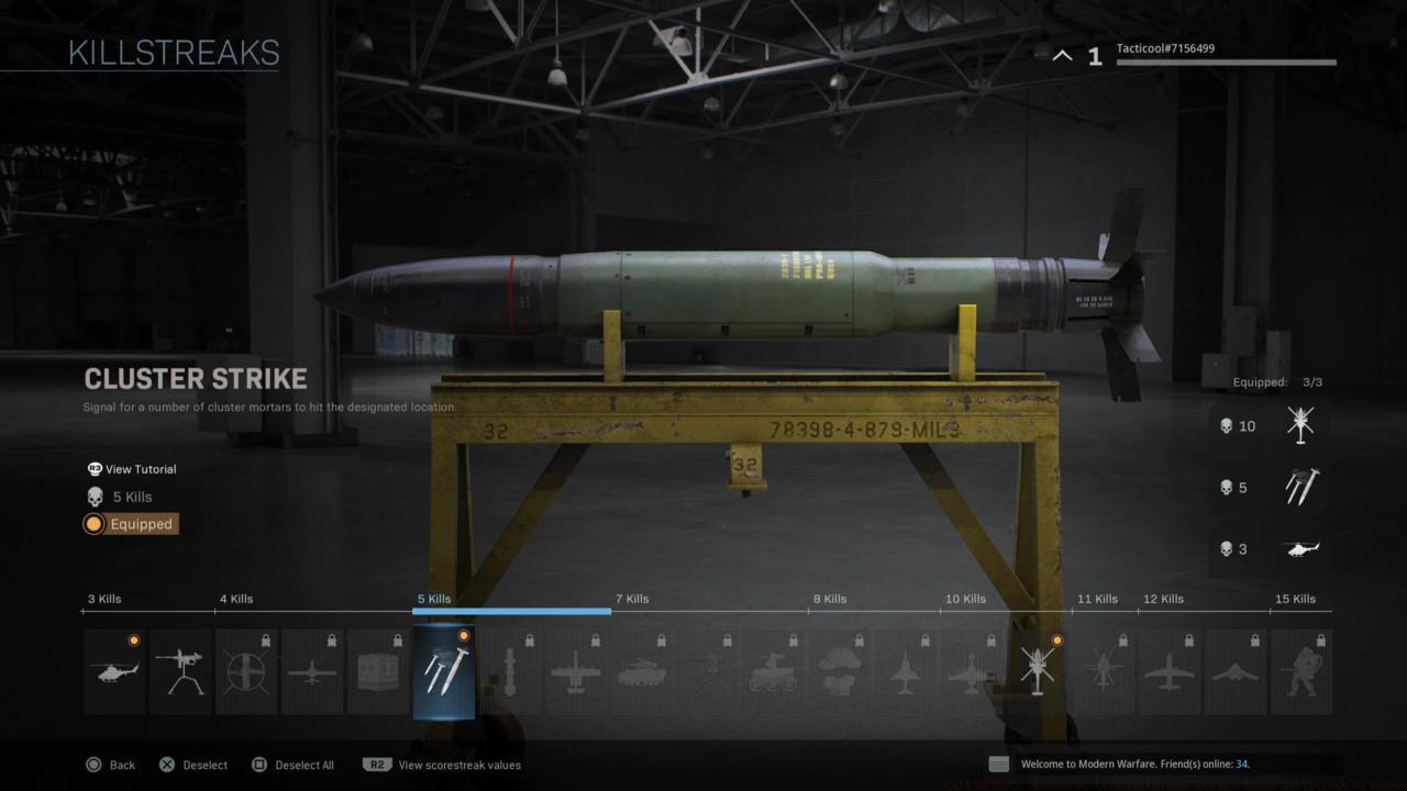 Cluster Strike (5 Kills)