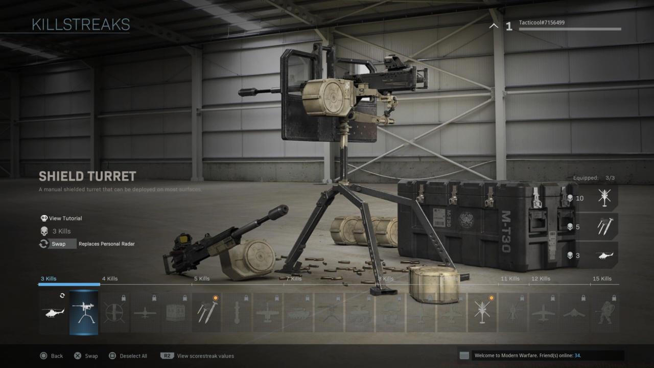 Shield Turret (3 Kills)