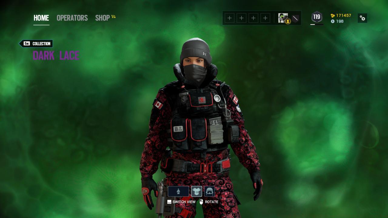 Operator: Frost - Dark Lace (Outfit)