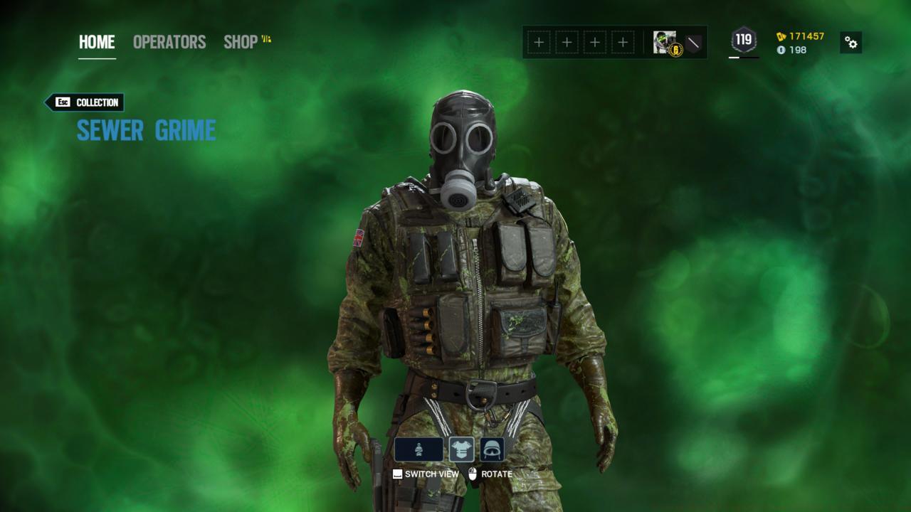 Operator: Smoke - Sewer Grime (Outfit)
