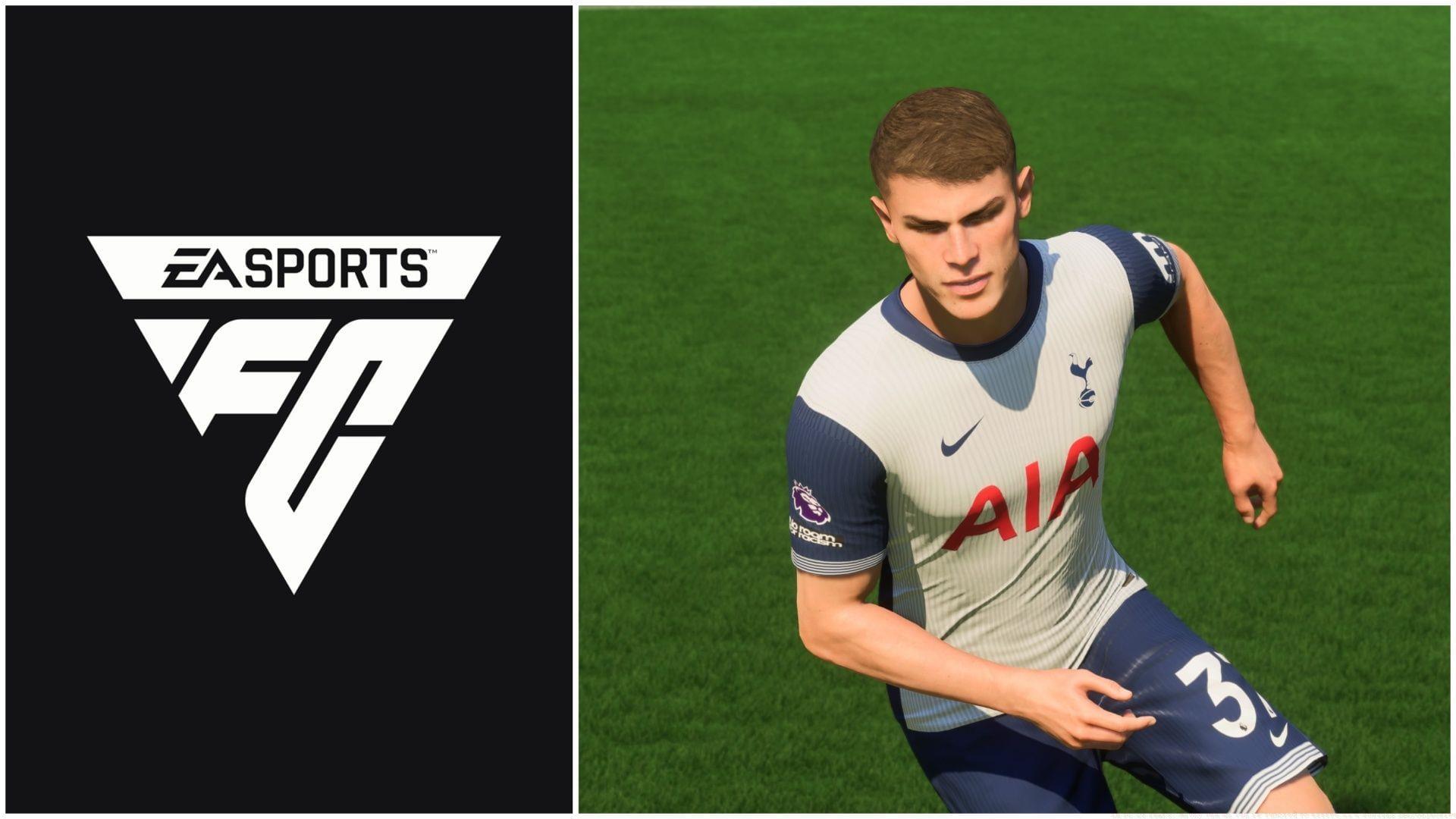 FUTTIES Van de Ven has been leaked (Images via EA Sports/Sportskeeda Gaming)