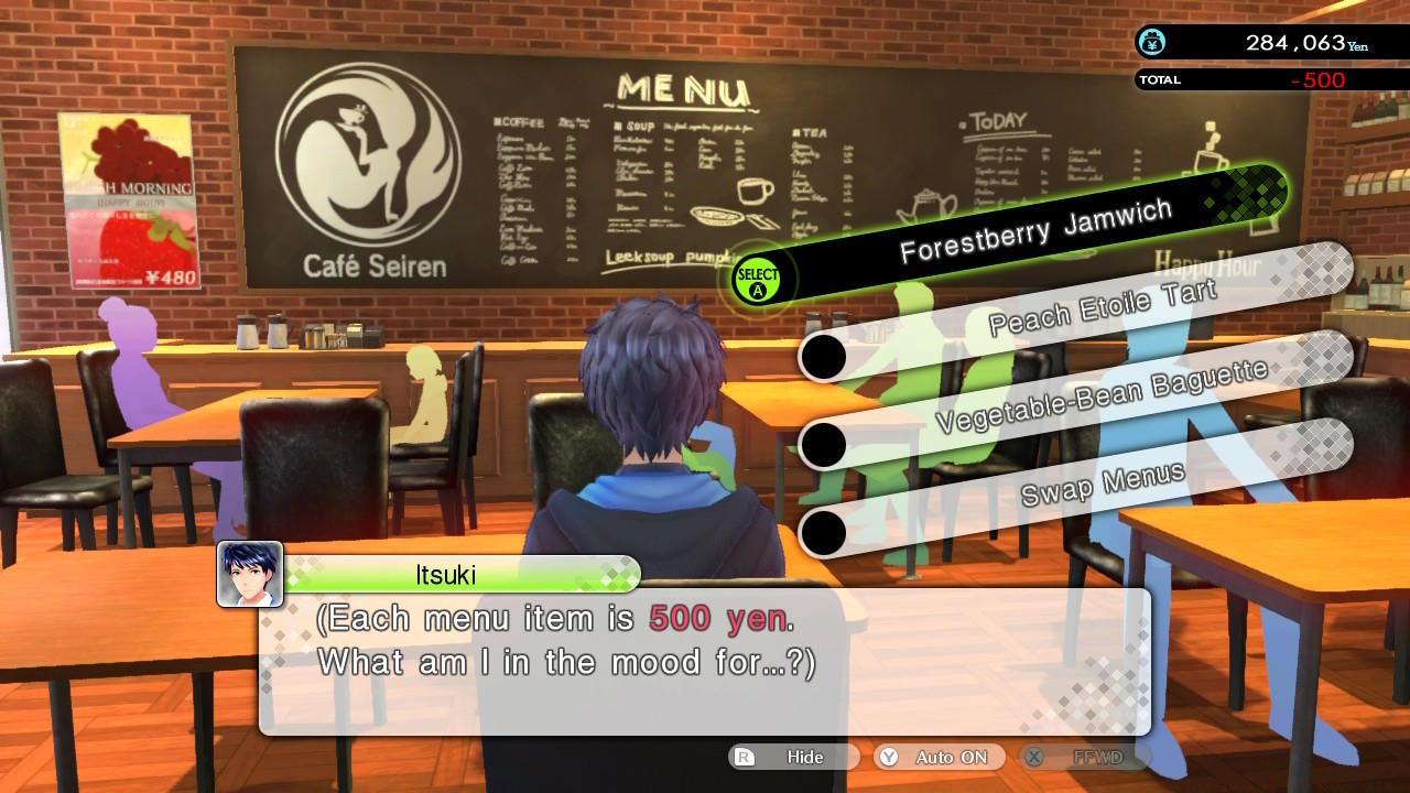 Restore HP And EP At The Cafe