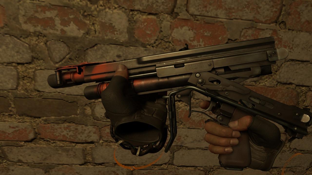 Closing the shotgun.