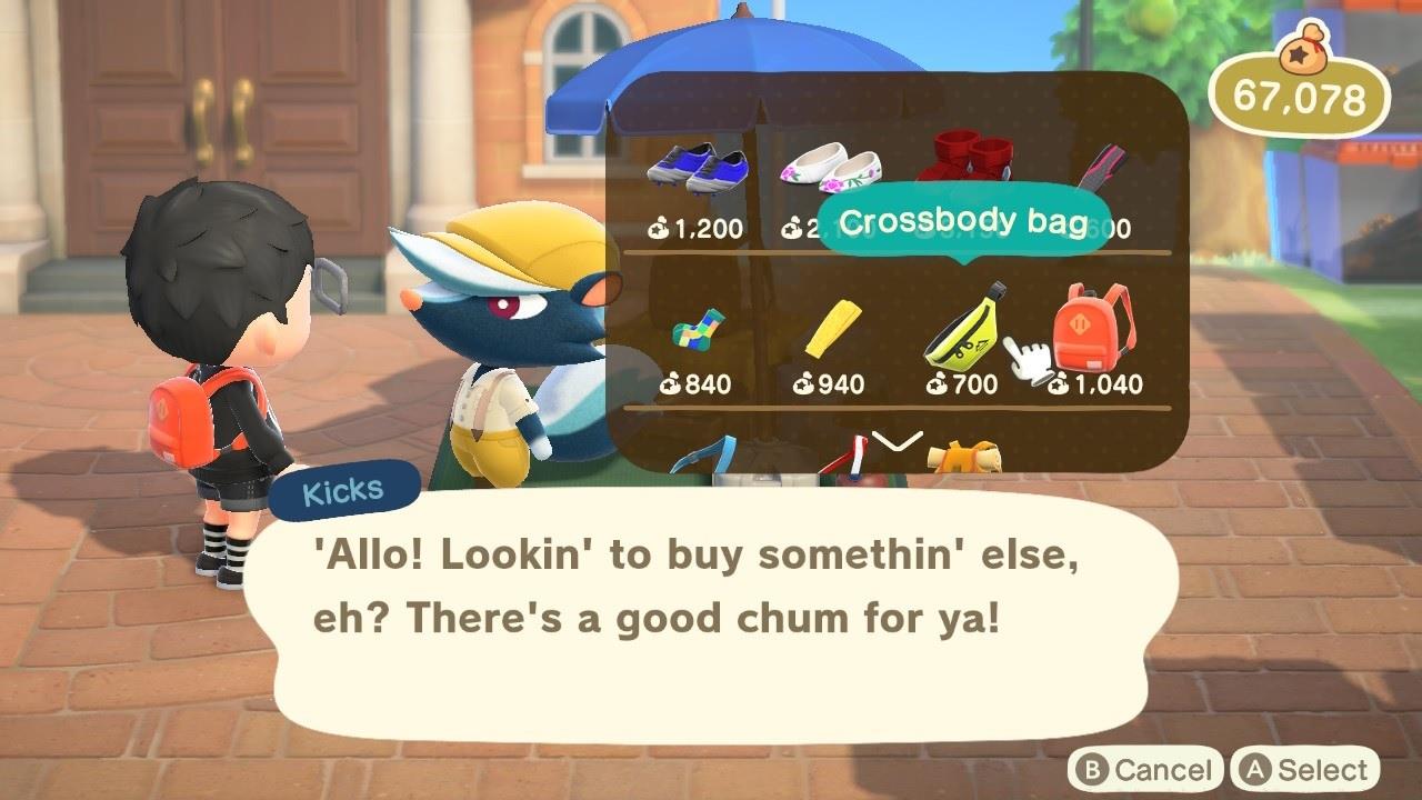 Kicks will sell you shoes, socks, and bags like backpacks and purses.