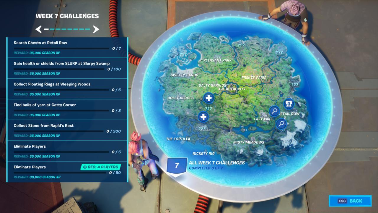 Week 7 challenges