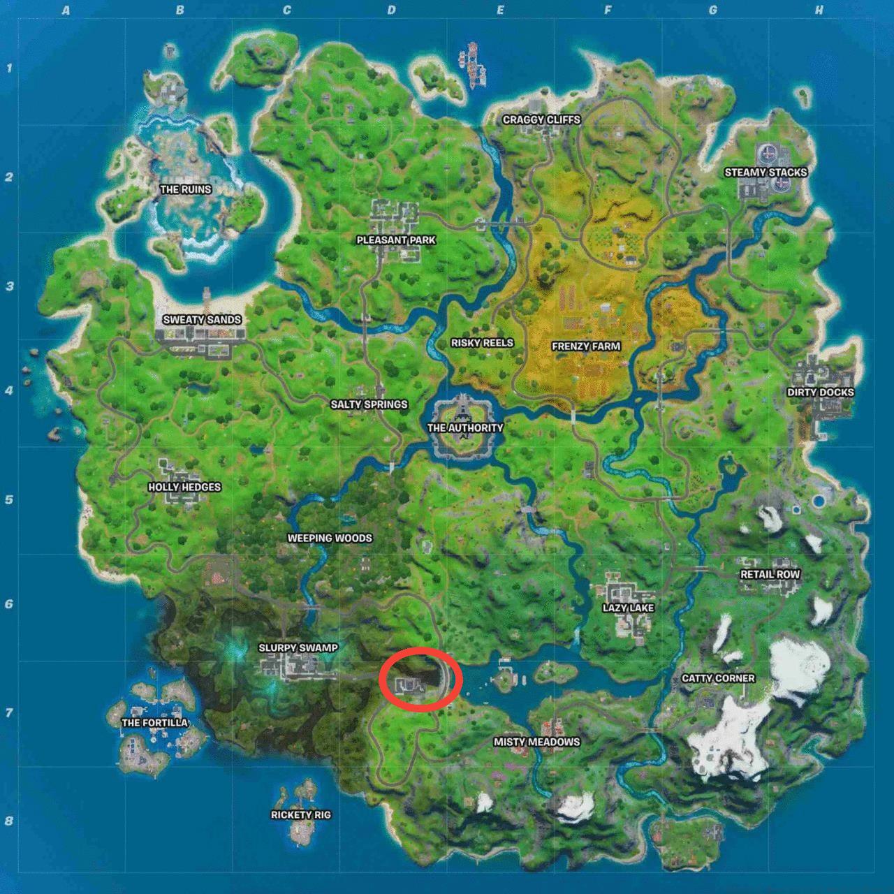 Fortnite: Season 3 Hydro 16 Location