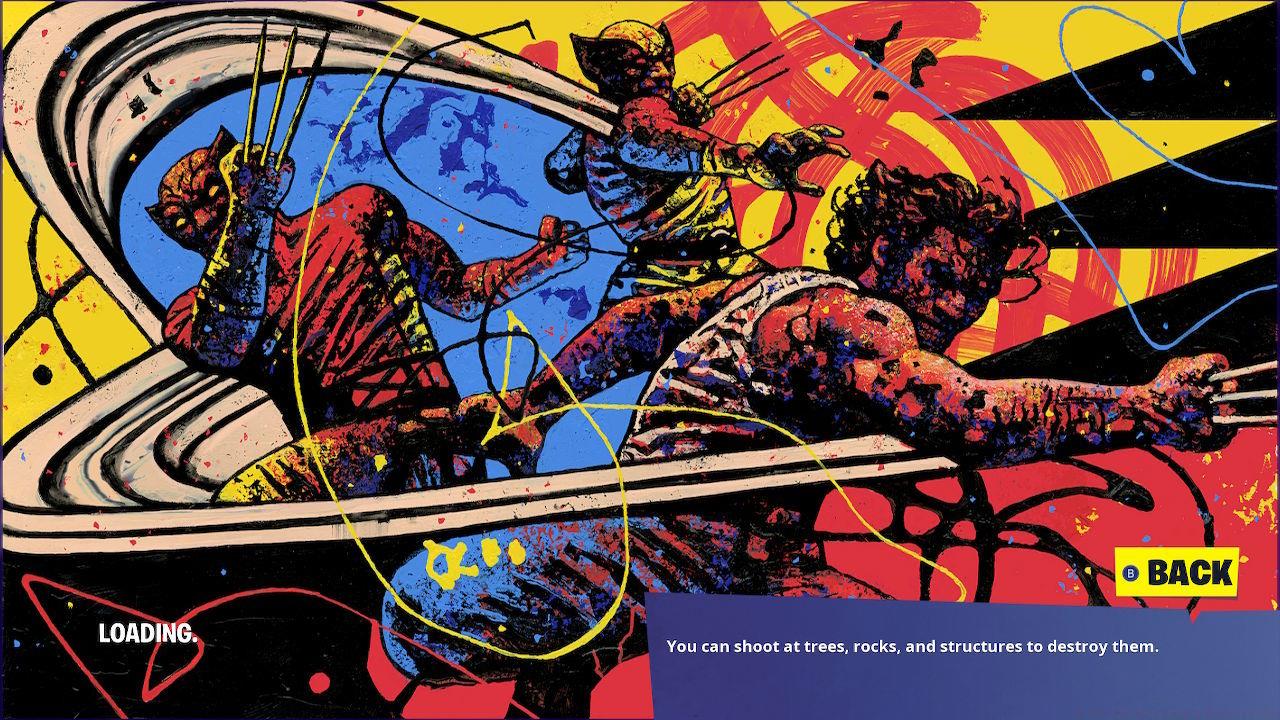 Fortnite Adamantium Slash Loading Screen