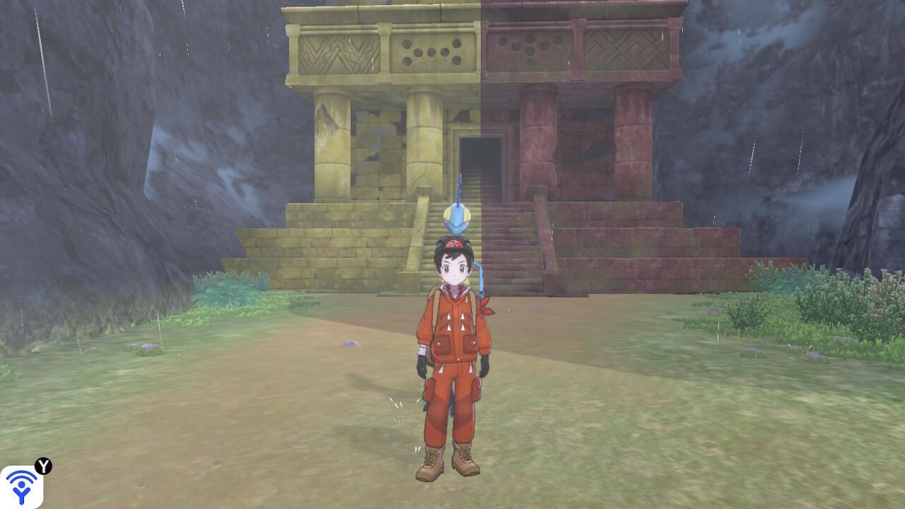 Split-Decision Ruins, where you awaken either Regieleki or Regidrago