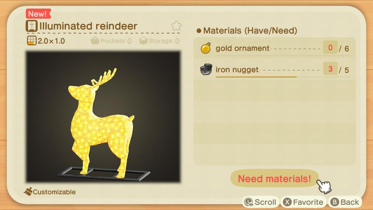 Illuminated reindeer