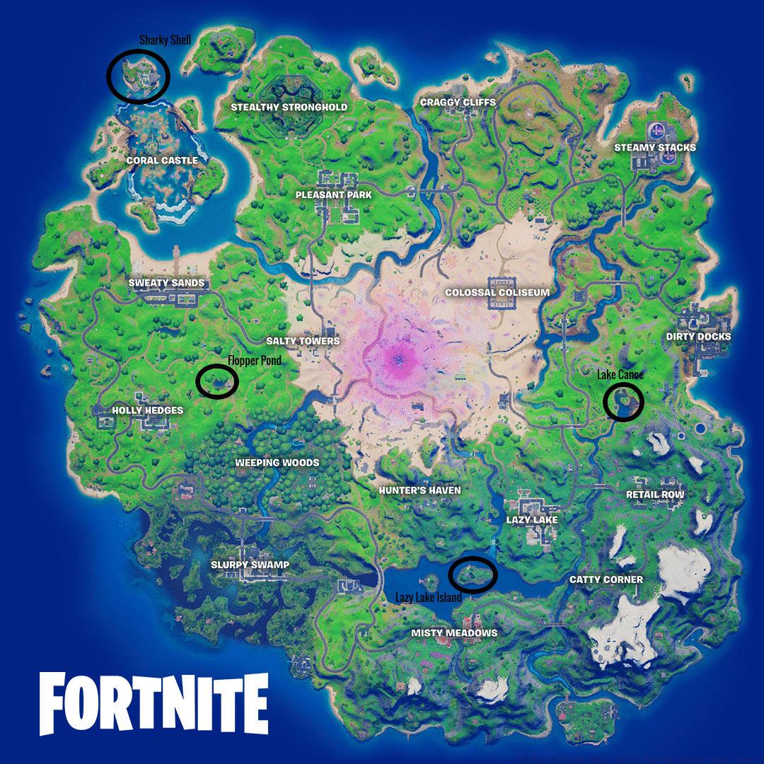Fortnite Blow Up Fishing Spots Guide