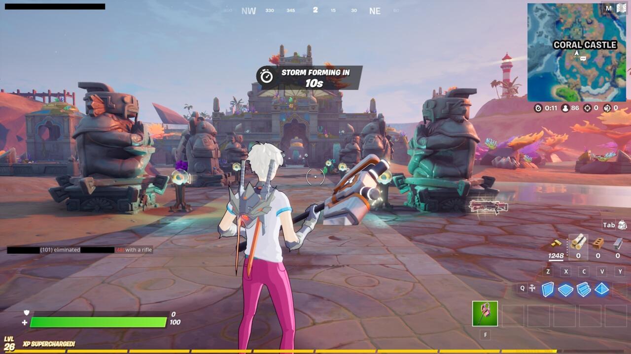 You can also complete this challenge at the stone statues near Coral Castle.