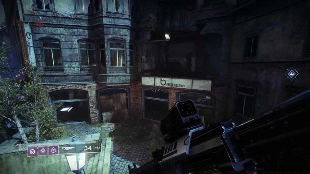 Look for the building where you found the Harbinger quest, but climb to the floor above the fireplace where you normally start.