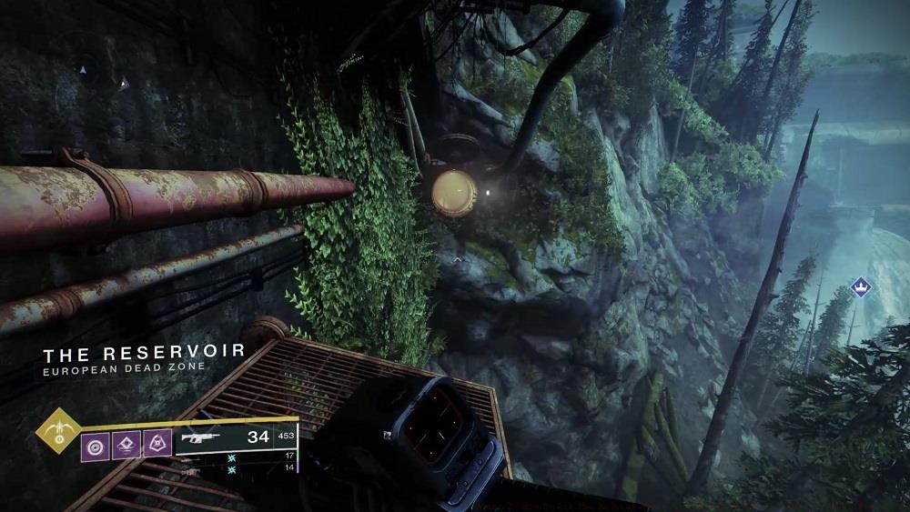 You can shortcut the jumping portion of Harbinger by taking this pipe, which is usually shut.