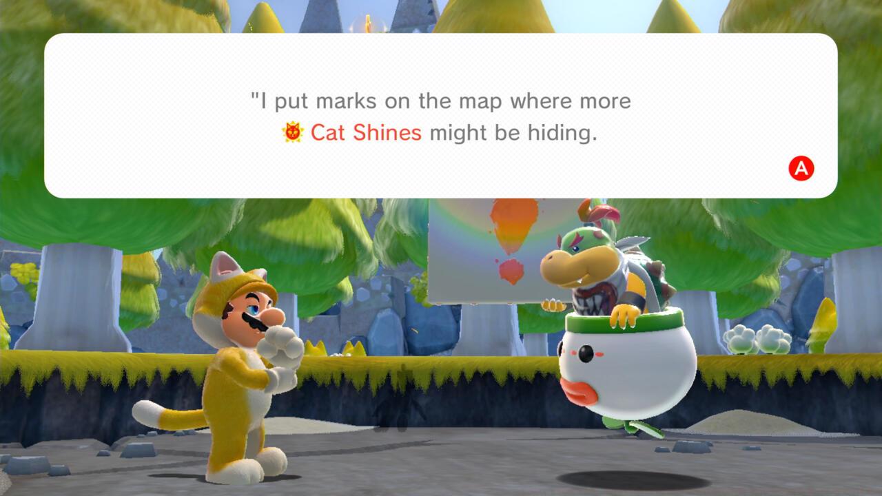 Don't let your completionist mentality wall you off from the end. There's plenty more to collect after you complete Bowser's Fury the first time.