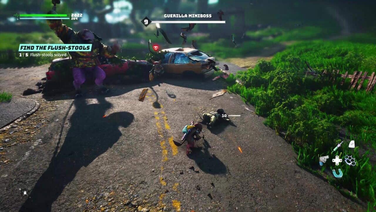 Don't hesitate to switch out your weapons constantly.