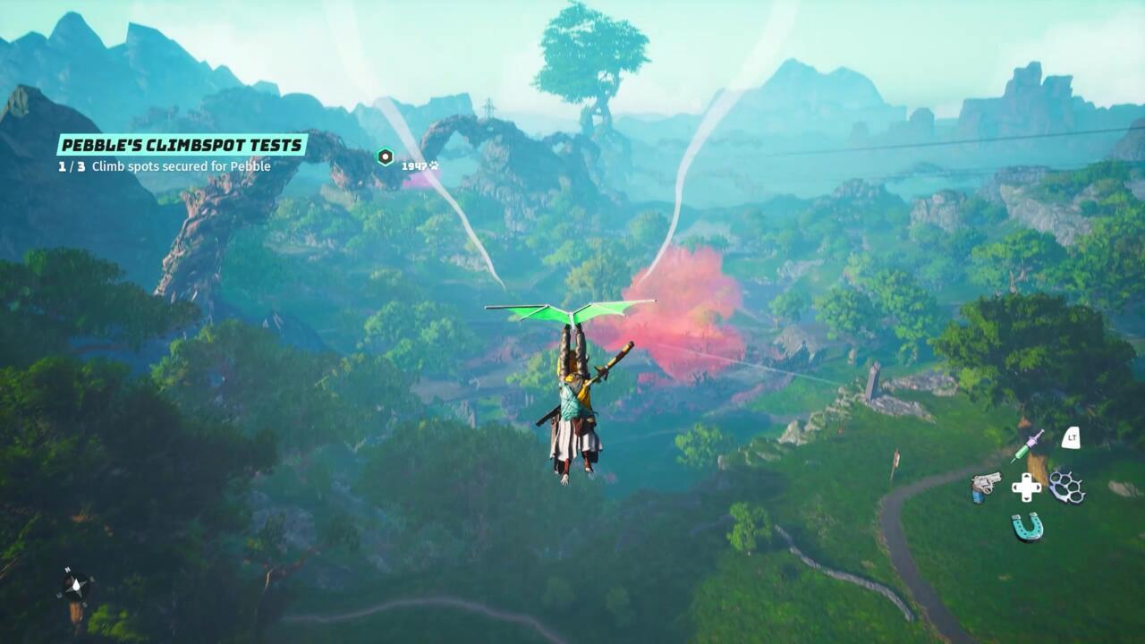 The glider is a godsend for exploration, so make sure you nab the upgrade for it early.