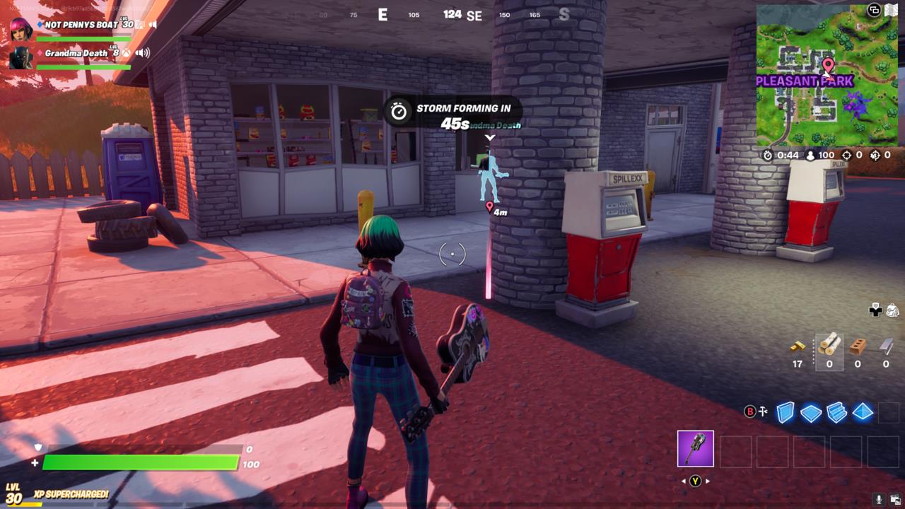 Like the others, the Pleasant Park rubber duck can swap between a few spots.