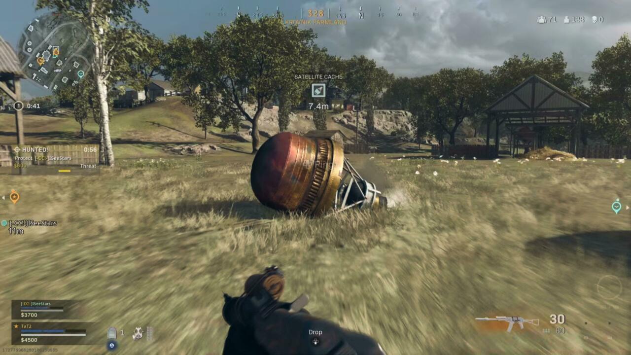 Satellite Reward Cache Pod