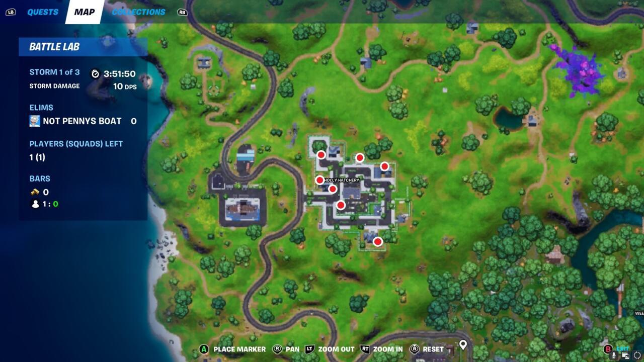 There are seven welcome gift locations, but you'll only need two of them.