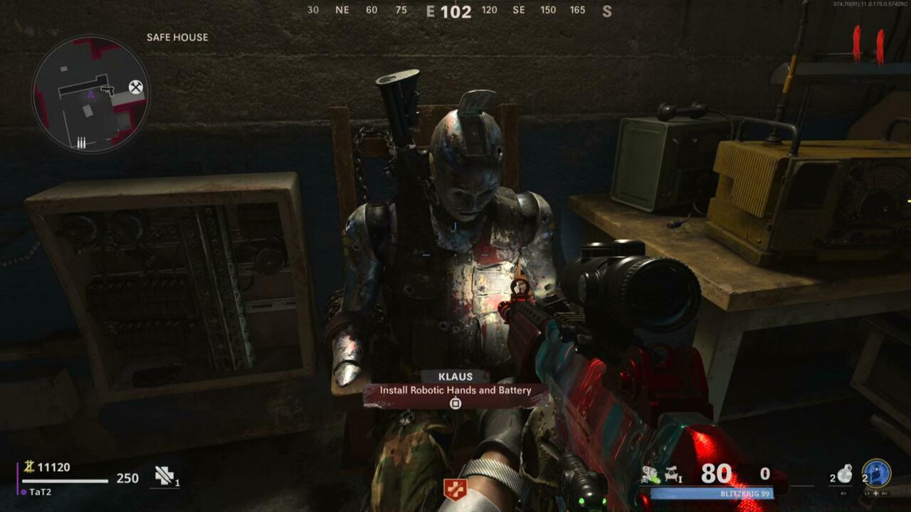 Activating Klaus in Safe House