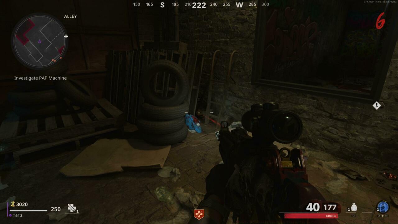 Tire pile in the Alley