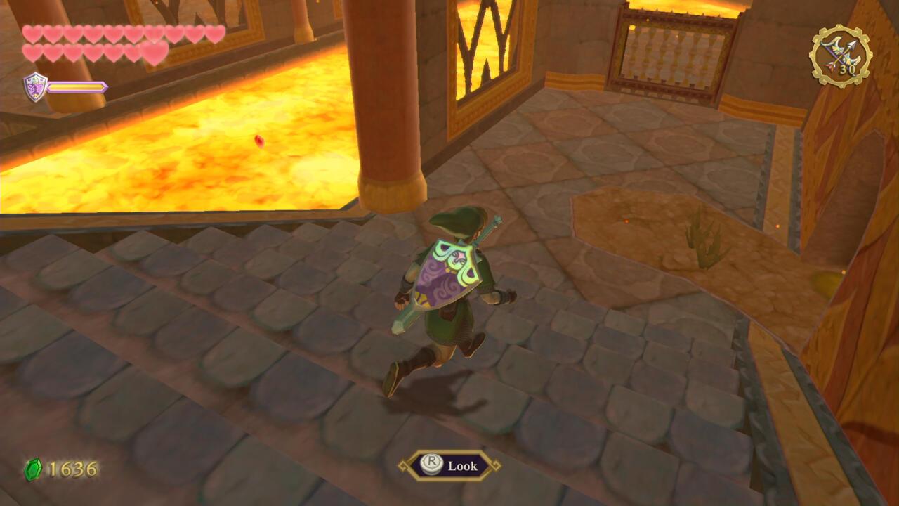 Fire Sanctuary exterior and interior navigation points