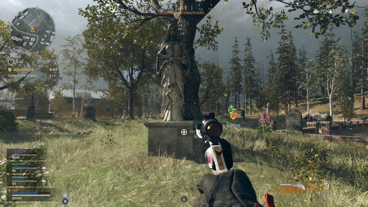 King's grave at Verdansk Graveyard