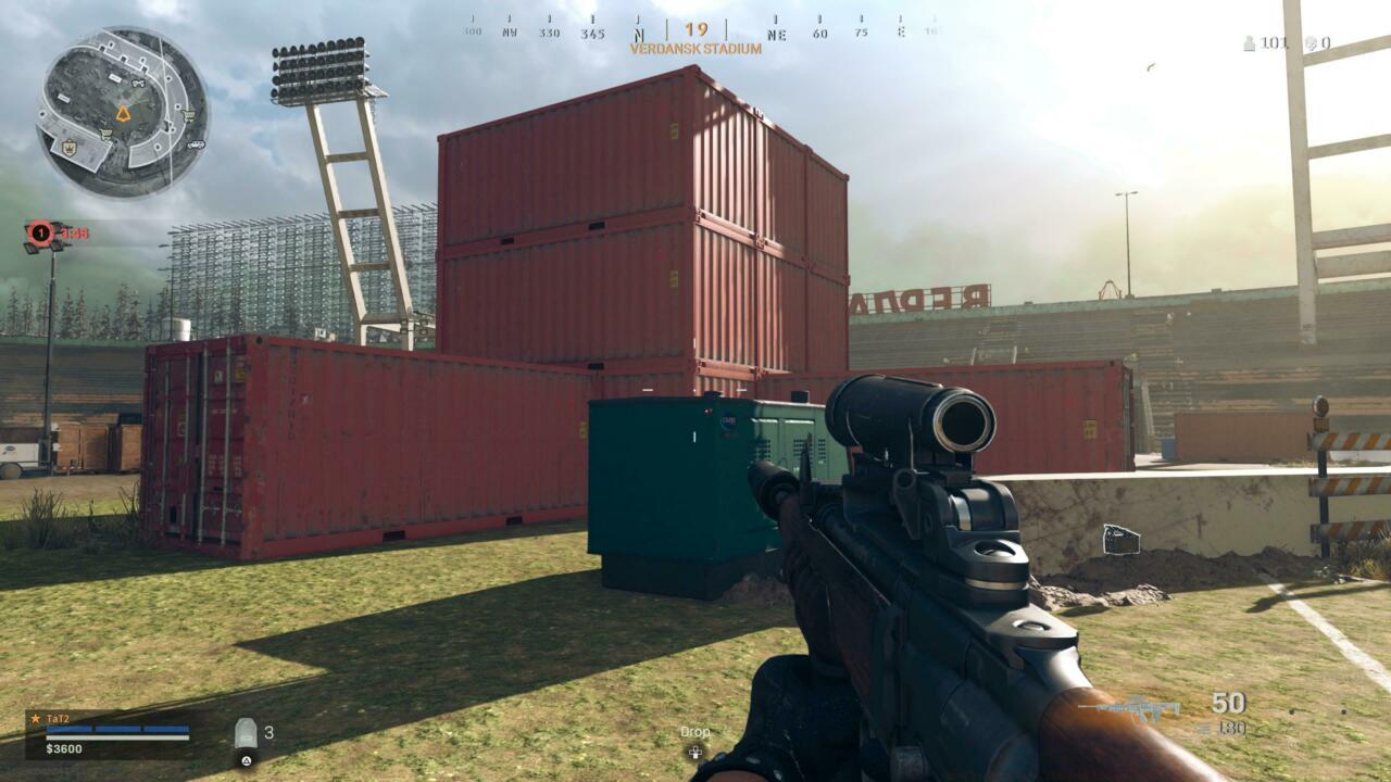Warzone's odd shipping container stacks