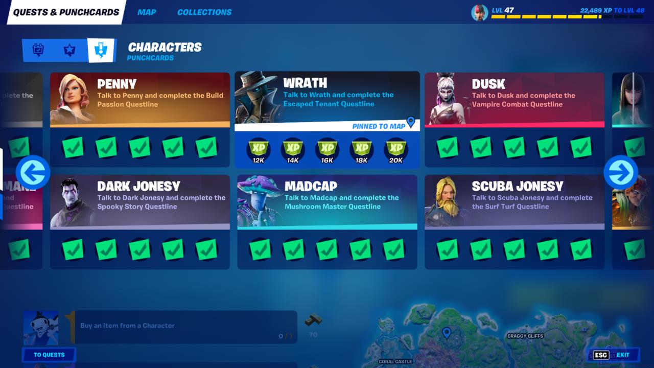 Wrath is the 17th NPC to come to Fortnite this season.