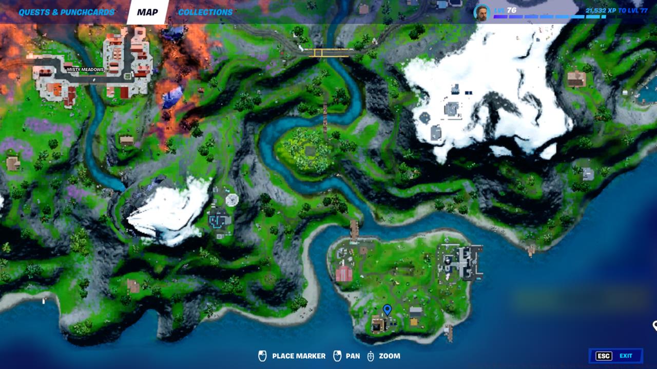 Fortnite Dire NPC location