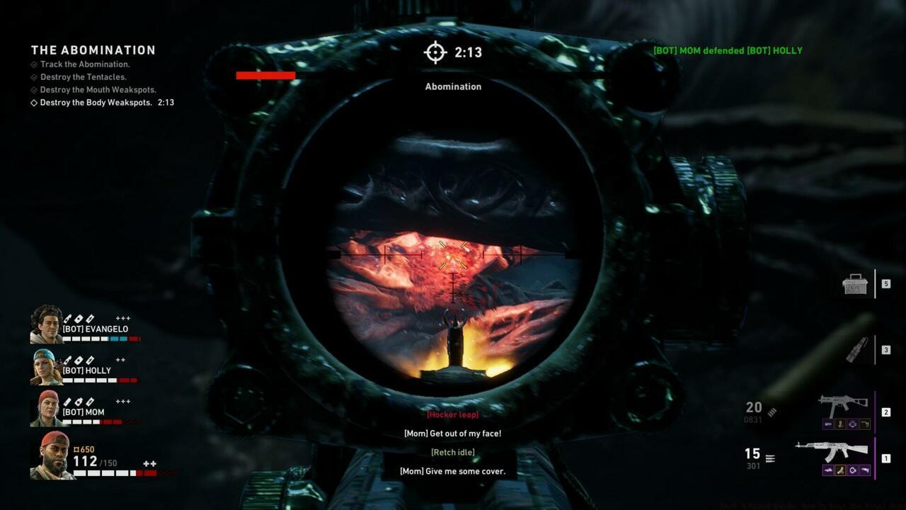 Maintain situational awareness to avoid crushing attacks while targeting vulnerable areas.