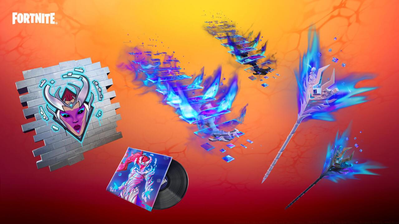 The Cube Queen includes three total variants of her otherworldly cosmetic set.