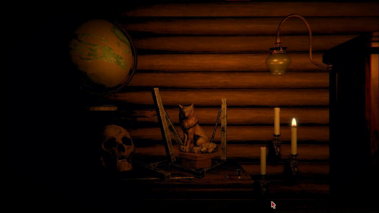 You need the Caged Wolf card to gain access to the wooden Wolf statue.