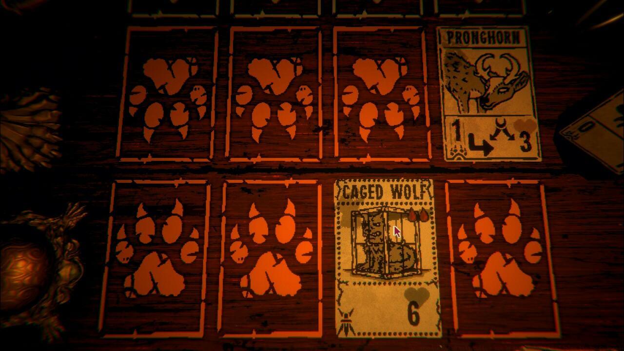 The Caged Wolf can't fight back, but it can block. You'll need to run down all its health to free it.