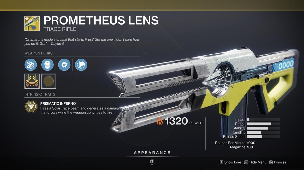 Cooking people at long range is always a good time with Prometheus Lens.